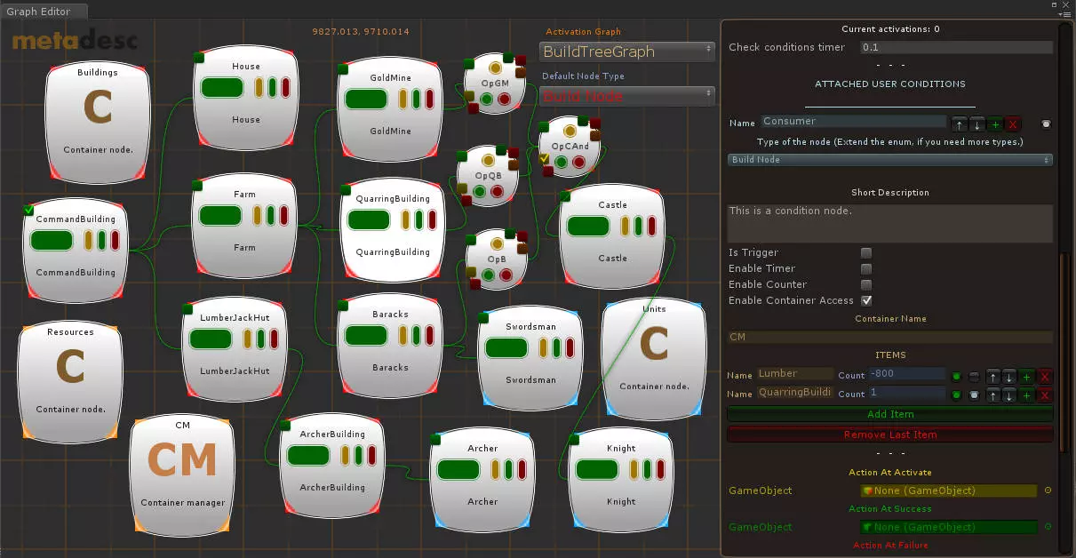 Activation Graph System » MoreAssets - Game Assets