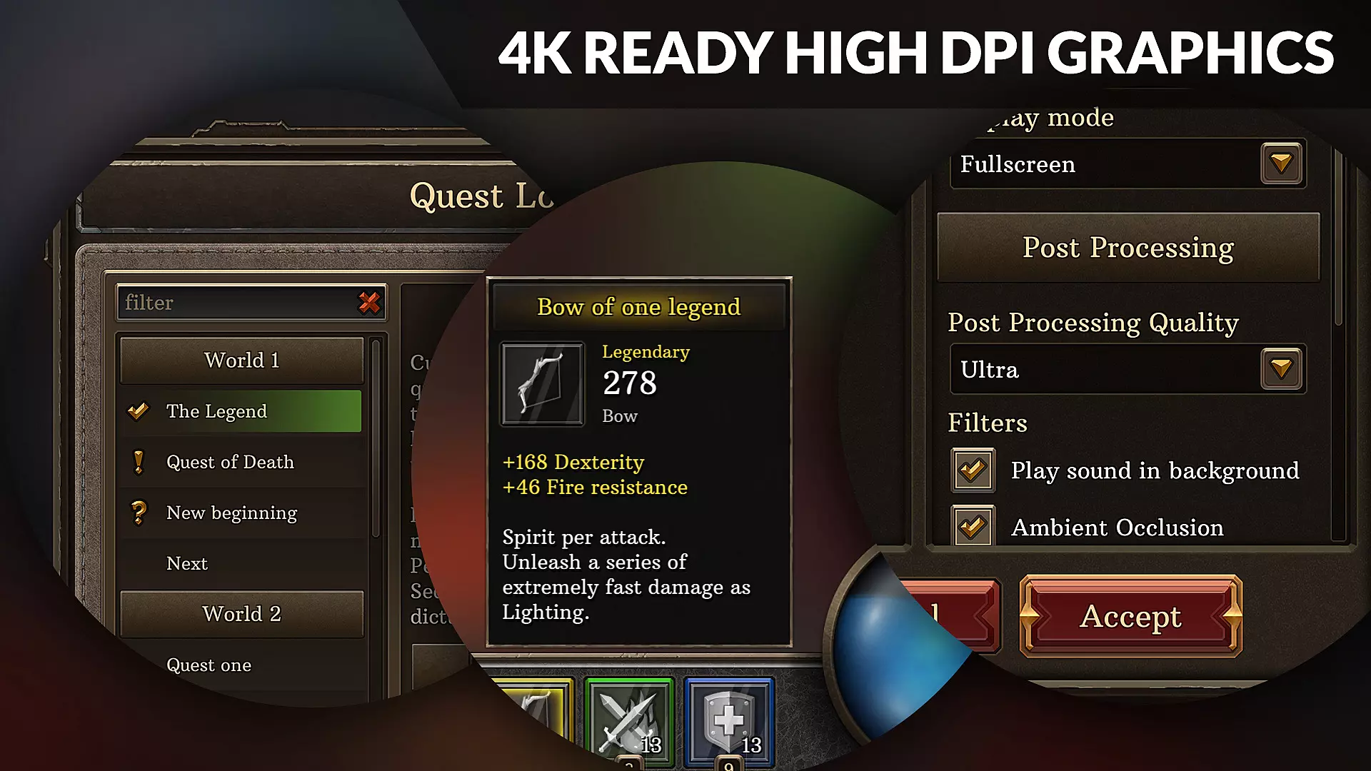 4k Full Fantasy GUI + over 400 png + samples » MoreAssets - Game Assets