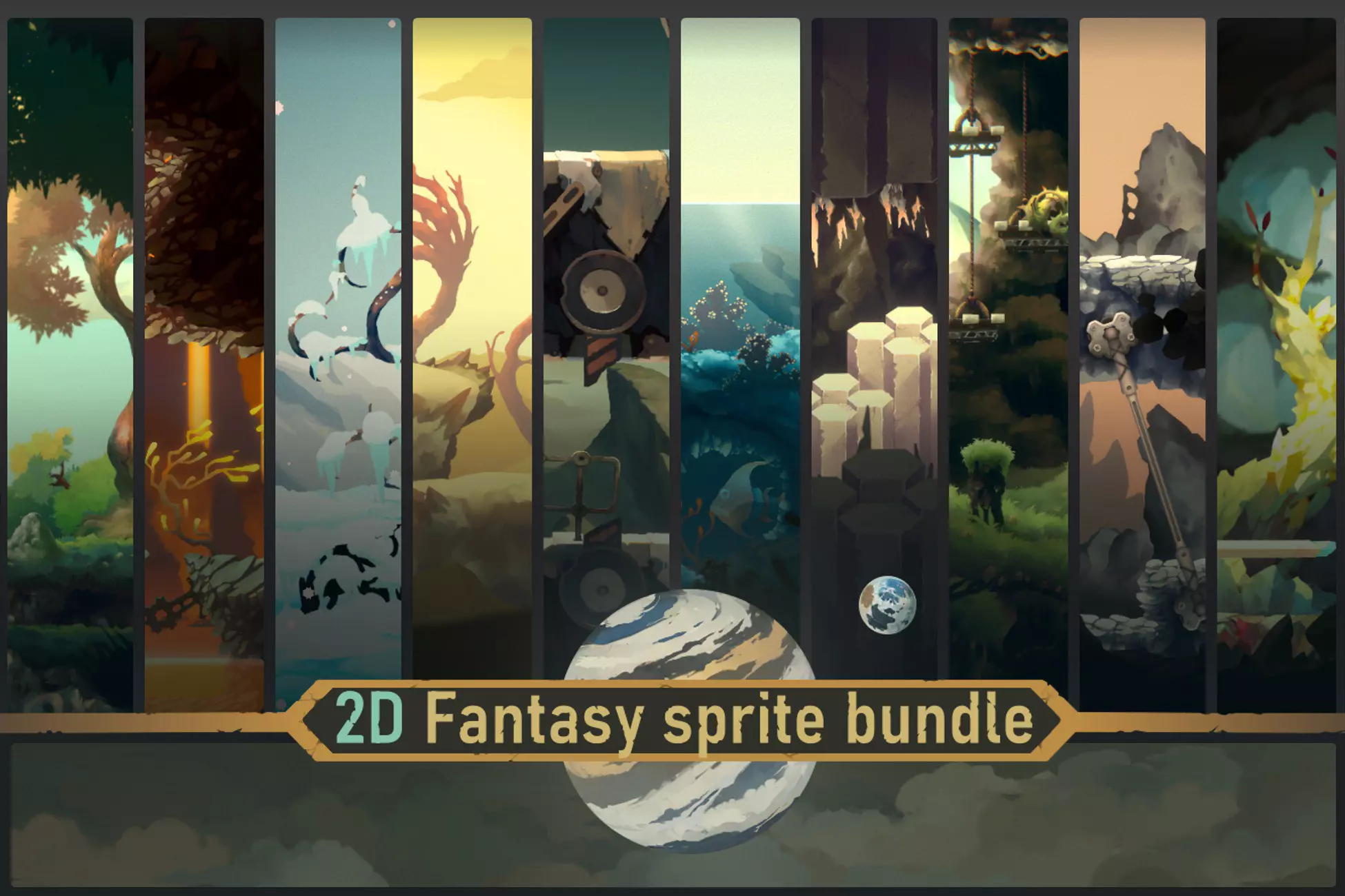 2D Fantasy sprite bundle » MoreAssets - Game Assets