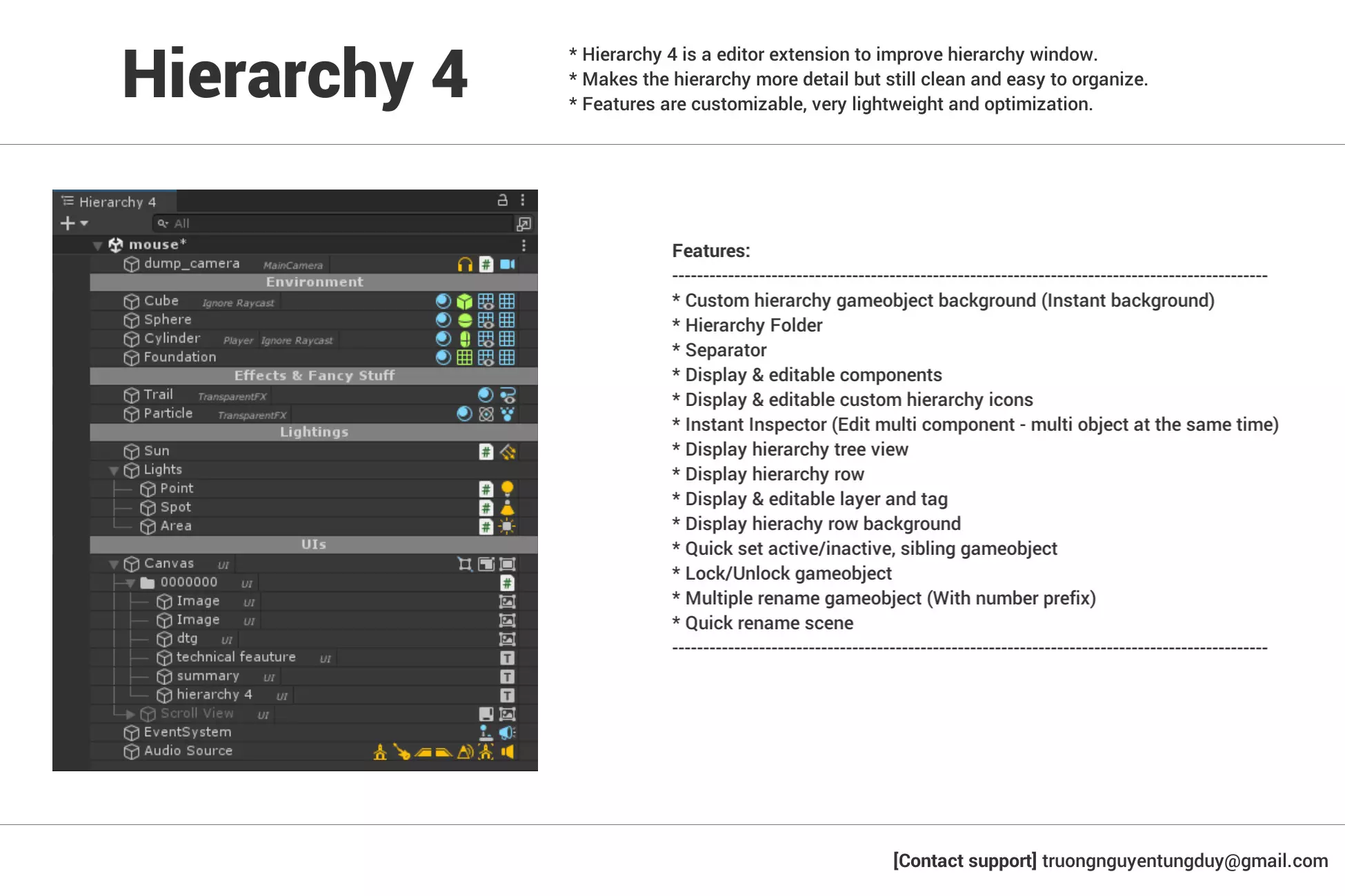 Hierarchy 4 » MoreAssets - Game Assets