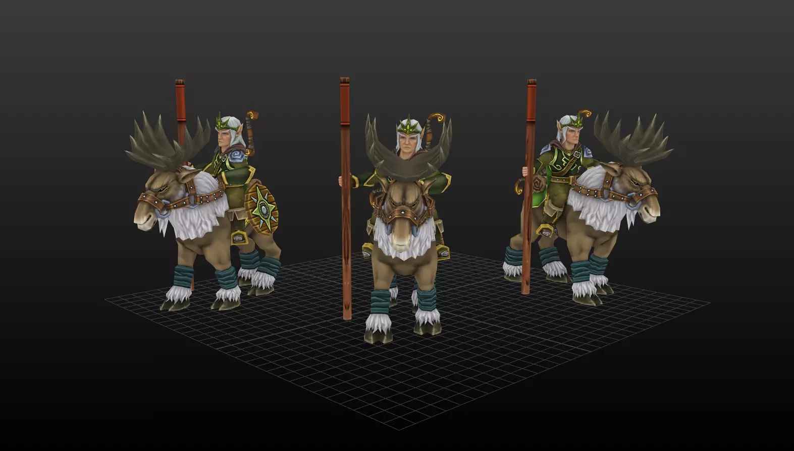 Funky Animation Rider Elf rider animated character » MoreAssets - Game Assets