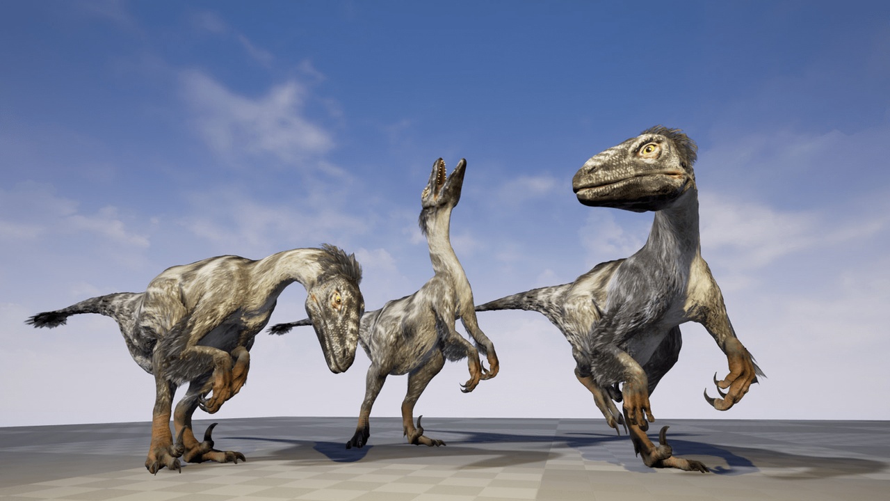 Terra Raptor Pivot Animation Raptor Dinosaur Animated » MoreAssets - Game Assets
